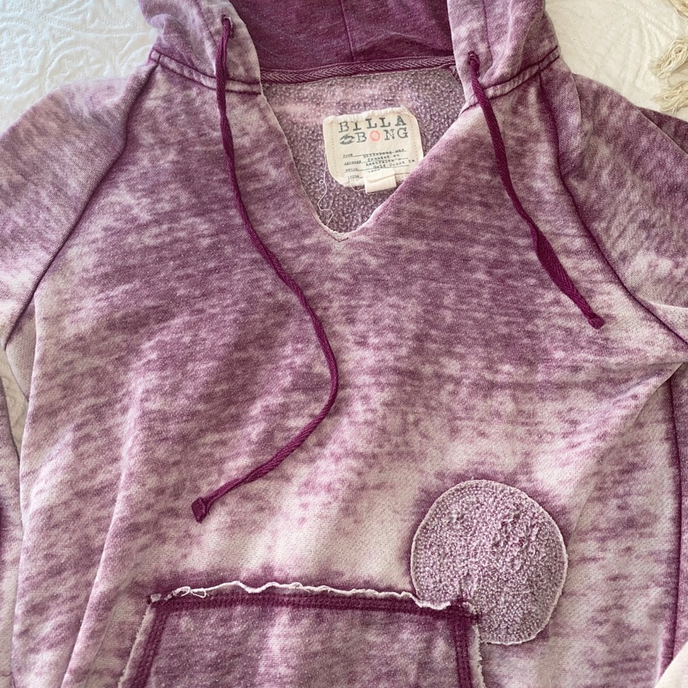 Billabong distressed hoodie.